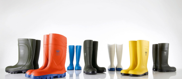 pairs of polyurethane boots