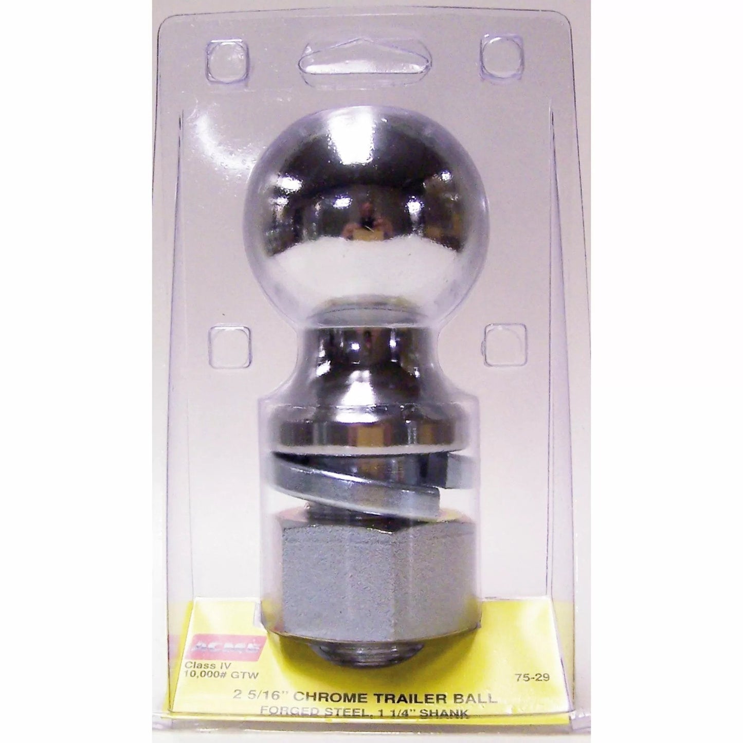 2 5/16" Chrome Trailer Ball Hitch - QC Supply -