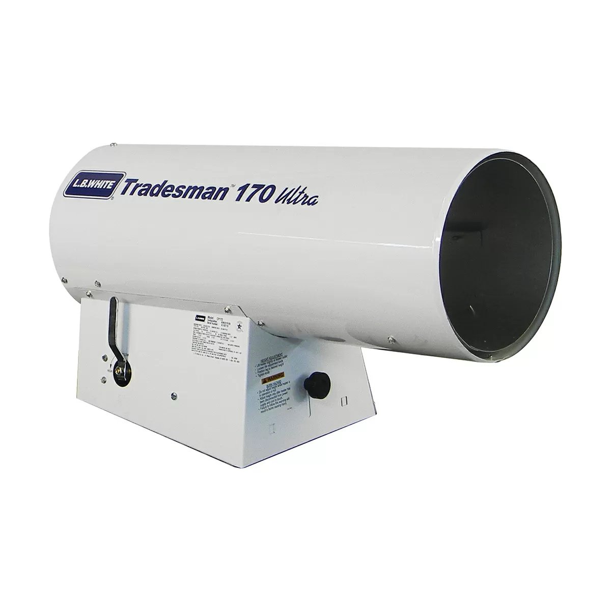 LB White Tradesman 170 Ultra Portable Forced Air Heater - Liquid Propane