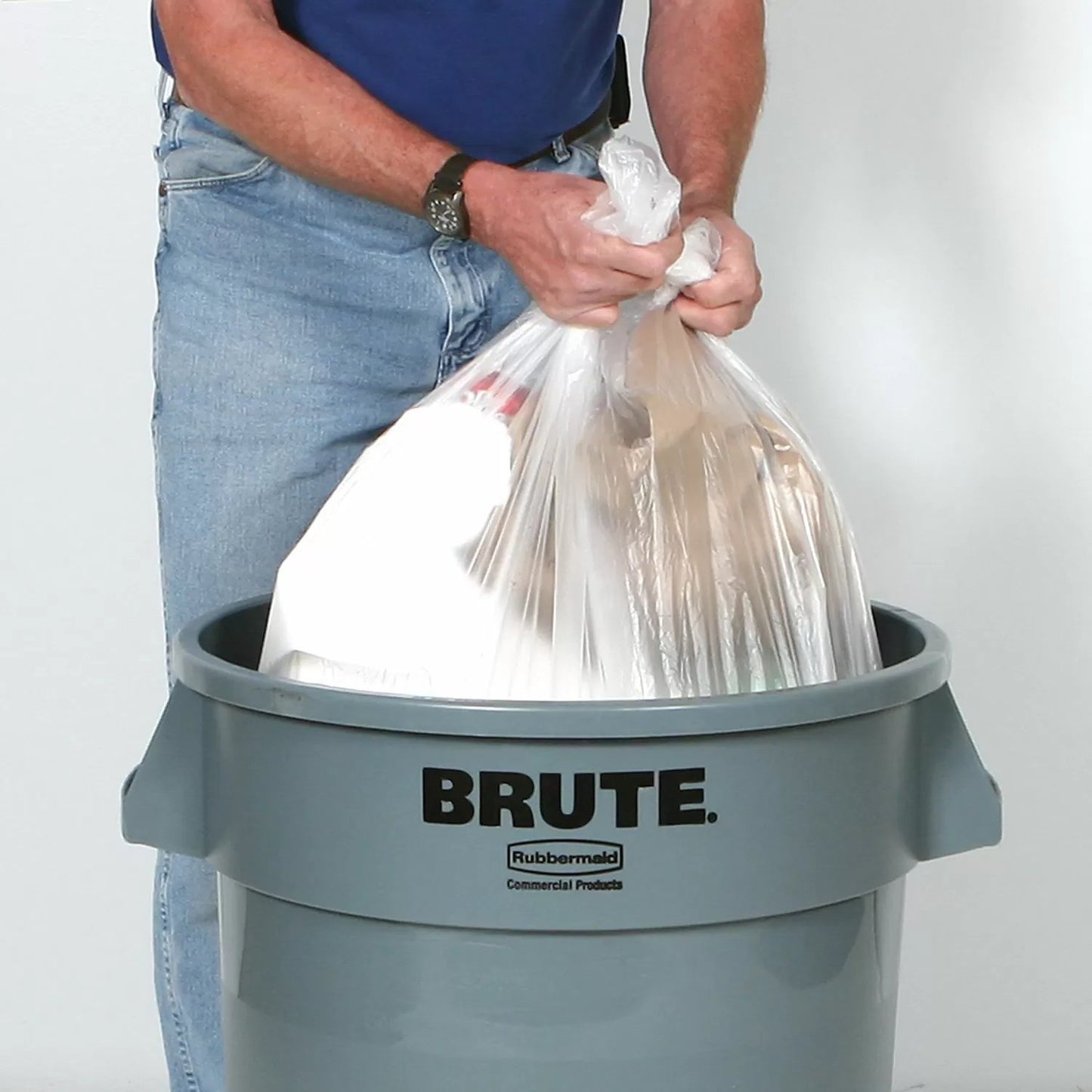 HighDensity Economy Trash Can Liners - 40-45 Gallon - 250 Ct.