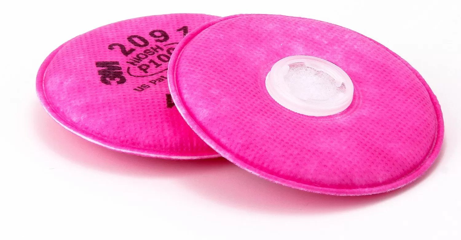 3M™ P100 Filters For 6000 Respirator - One Pair - QC Supply -