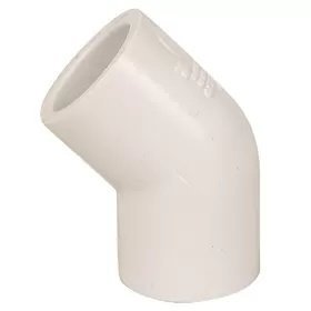 45Вє PVC Elbow (Slip x Slip) - 3/4" - QC Supply -