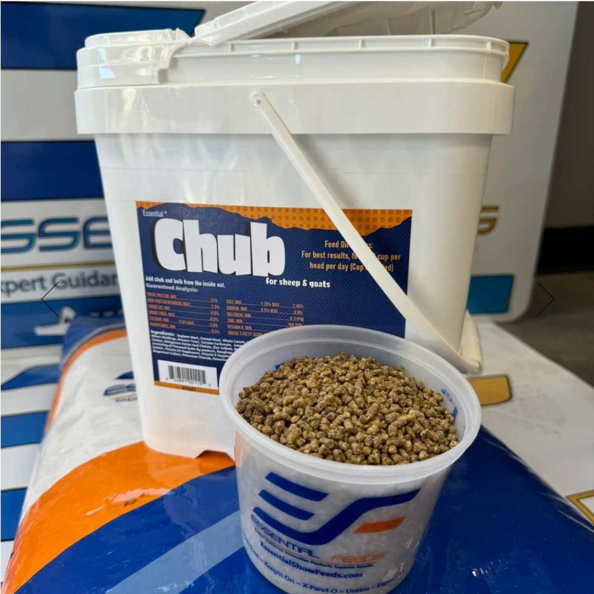 Essential CHUB Body Builder Pellets for Sheep & Goats – 11.25 lb