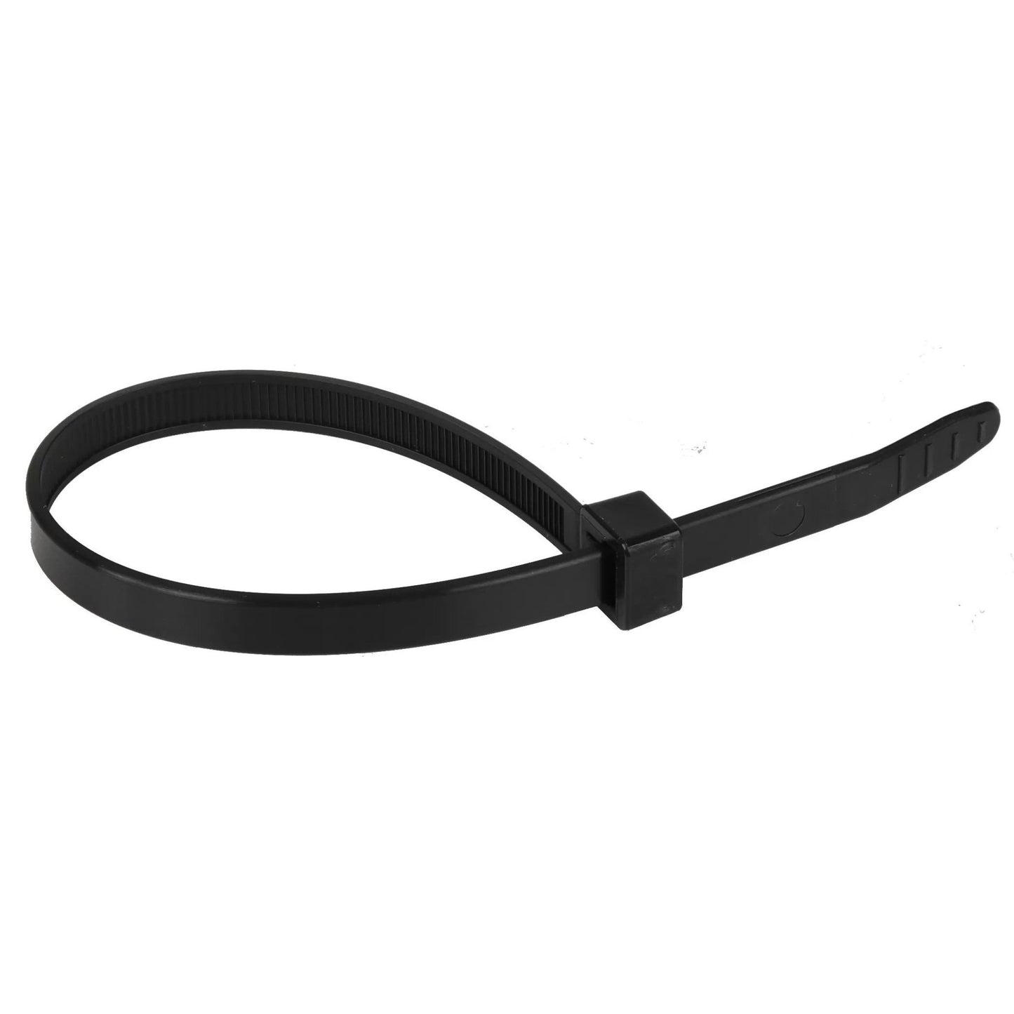 8" 120LB UV Black Zip Ties - QC Supply -