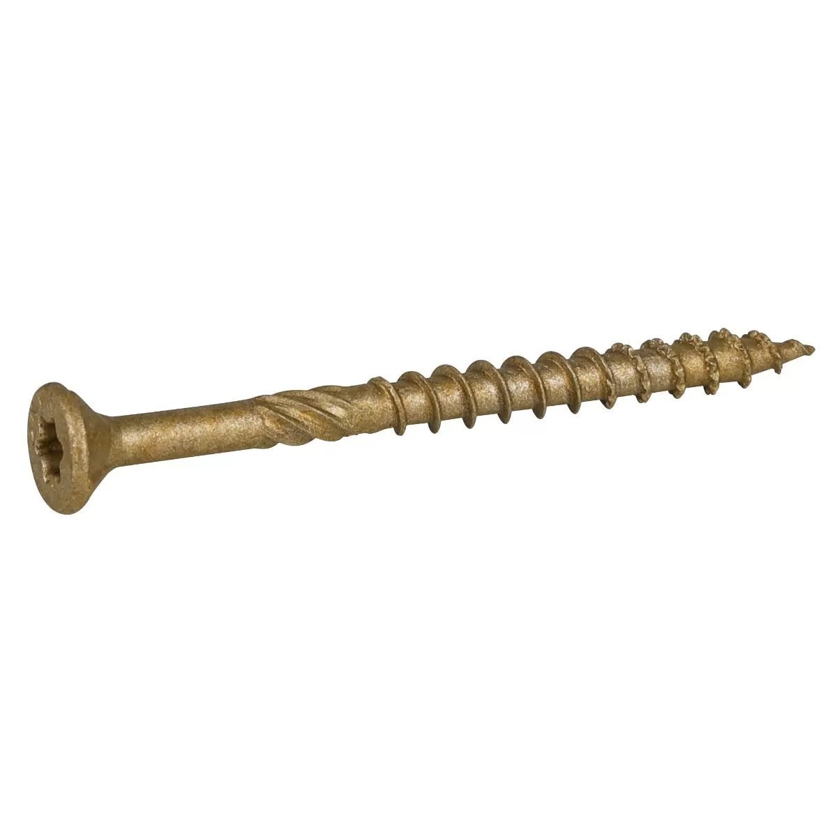 9 x 2 1/2 Power Pro™ Outdoor Wood Screw - Star Drive - Ceramic Coated - 1 lb. Box - QC Supply -