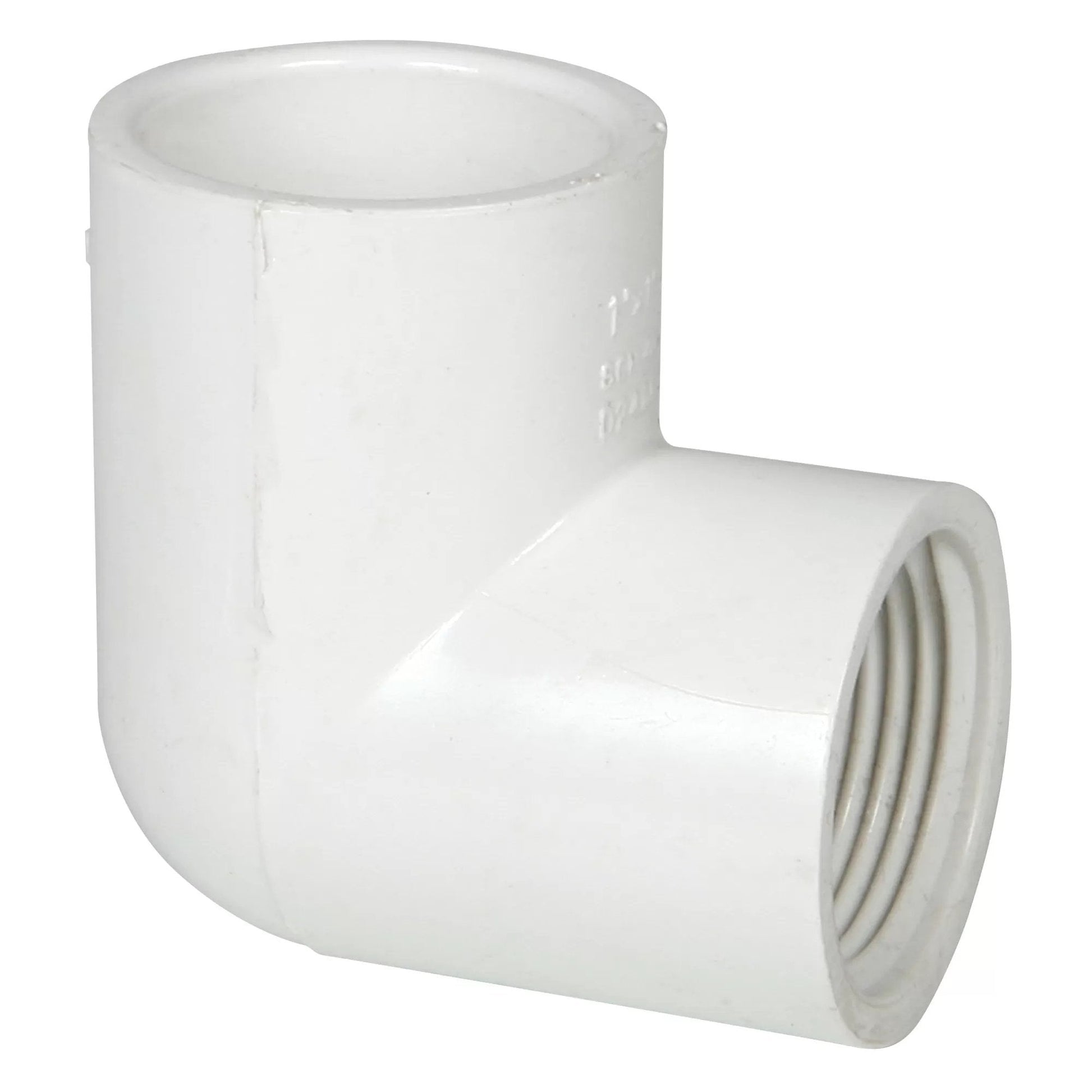 90°PVC Elbow - 1 - 1/2" (Slip x FPT) - QC Supply -