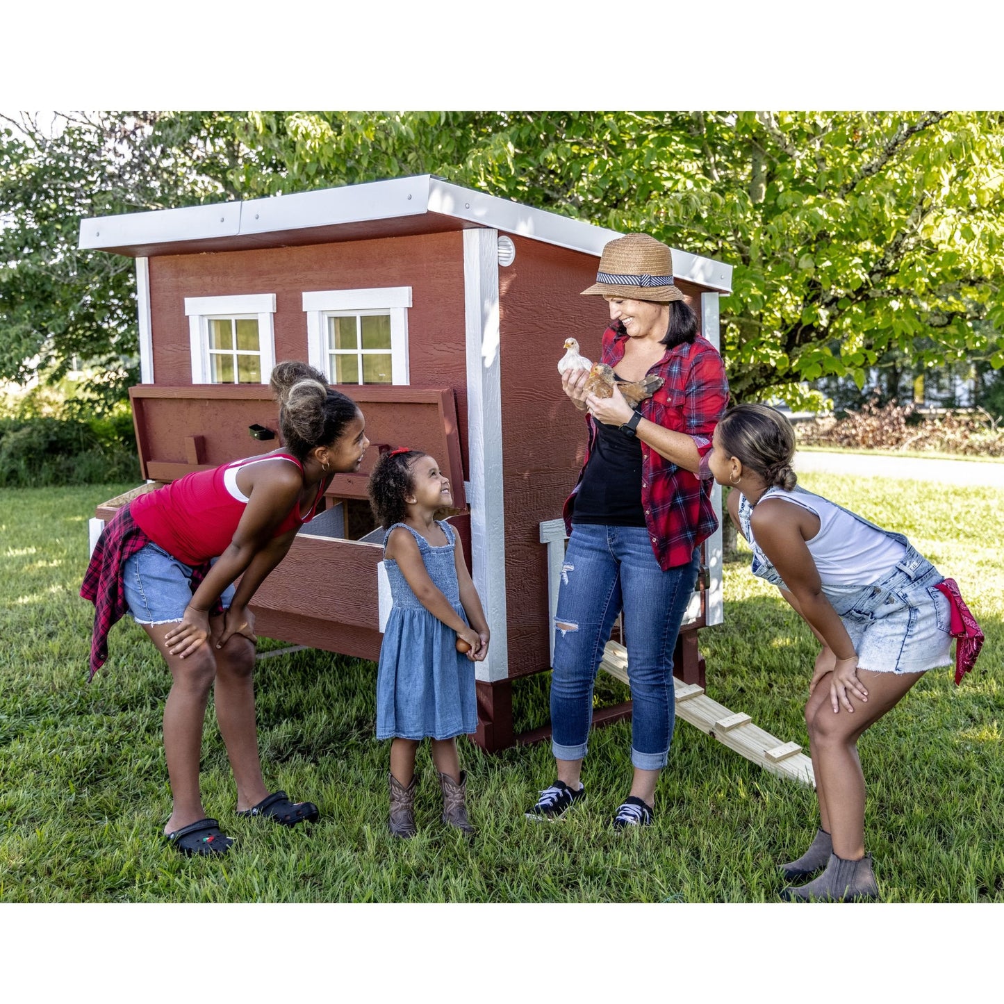 OverEZ Chicken Coop Large, Up to 15 Chickens