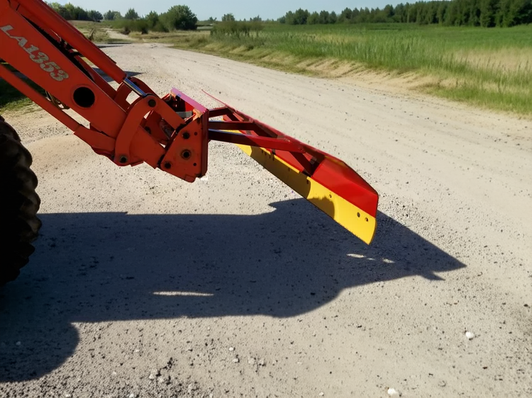 Litter Level 10 ft. Wide Corner Blade with Skid Steer Quick Attach