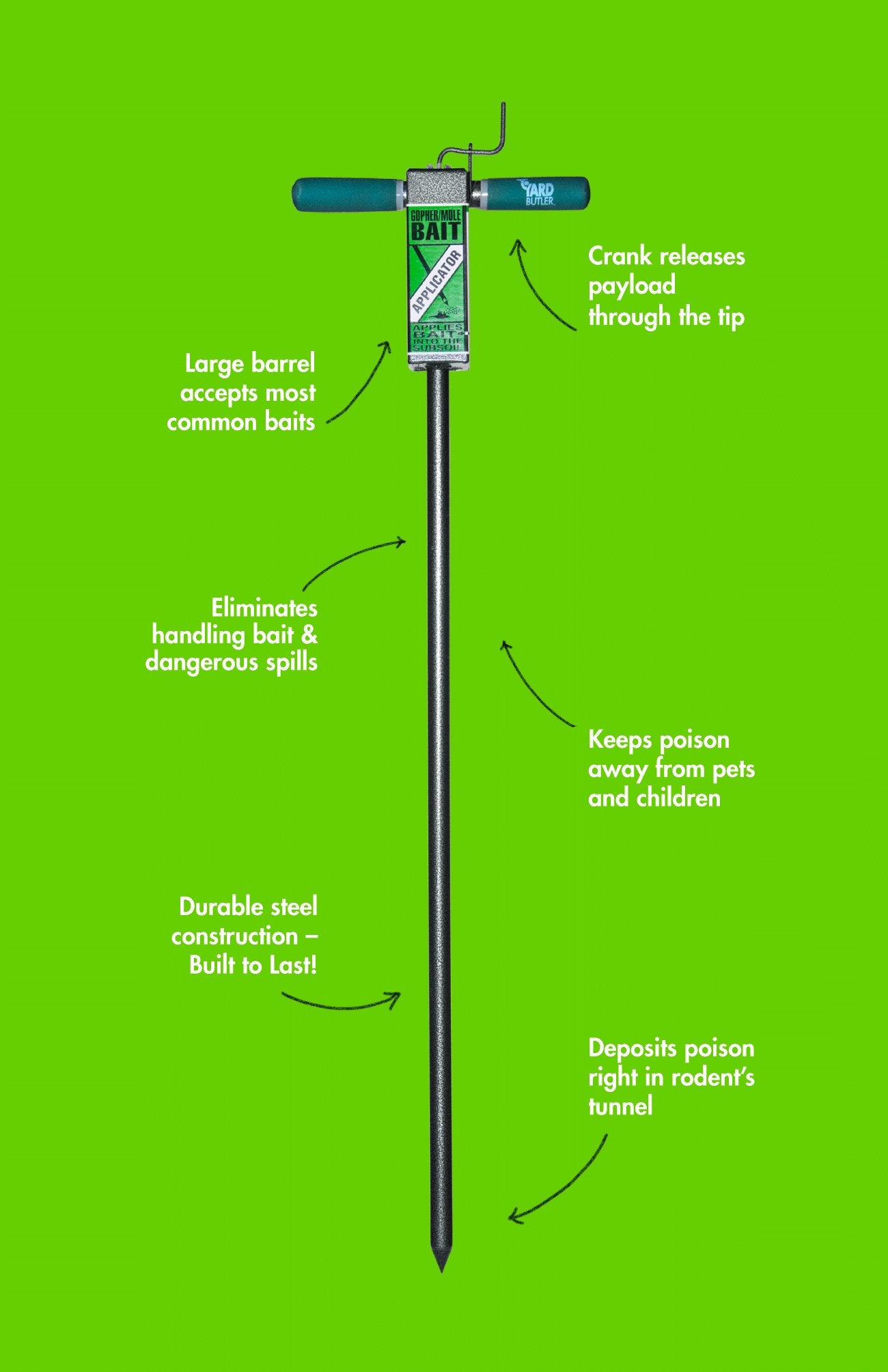 Yard Butler Gopher/Mole Bait Applicator