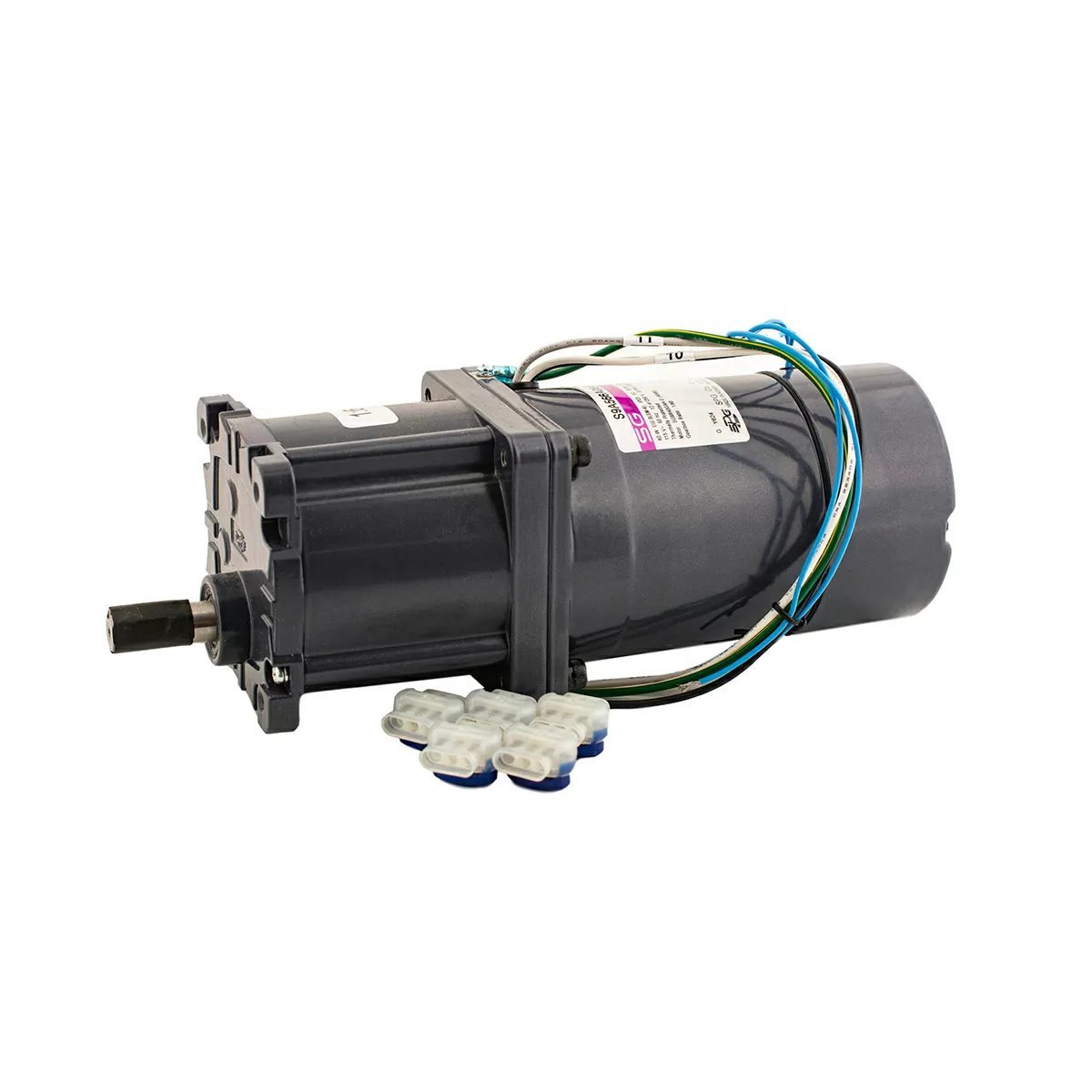 AC1606 Single Phase Gearmotor with Brake - QC Supply -