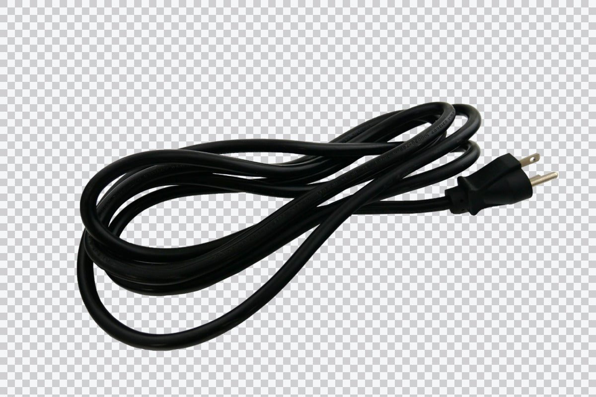 Agricultural Manufacturing & Textiles Power Cord with Plug - 230V 118 inches, 14/3 SJT Black - QC Supply -