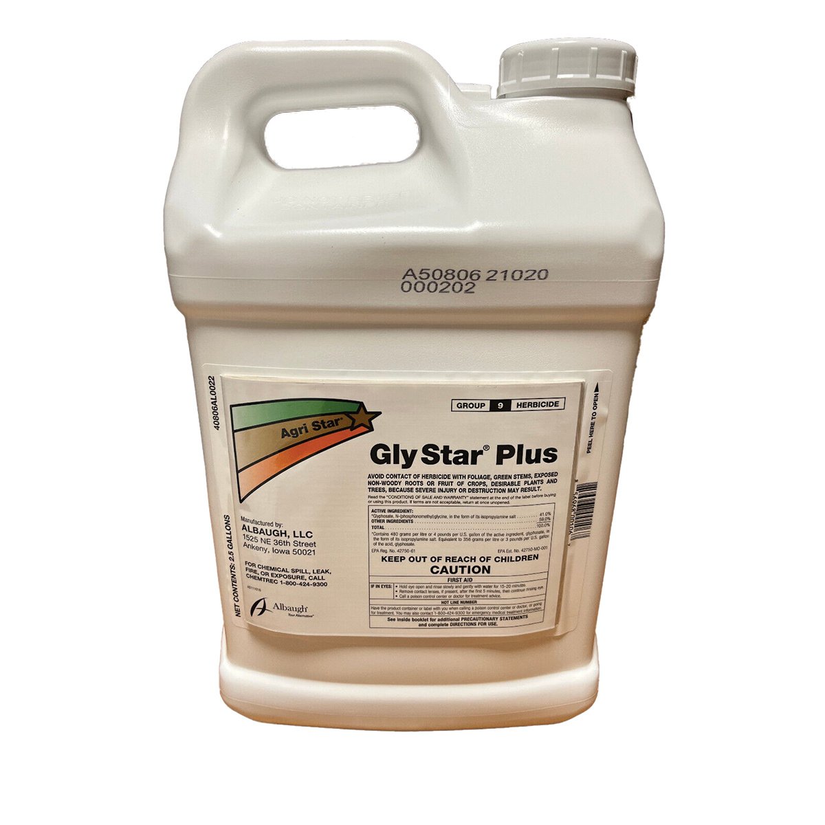 pilar star herbicide Glyphosate Weed Killer 2.5 Gallon Jug with 15% Surfactant 10000938