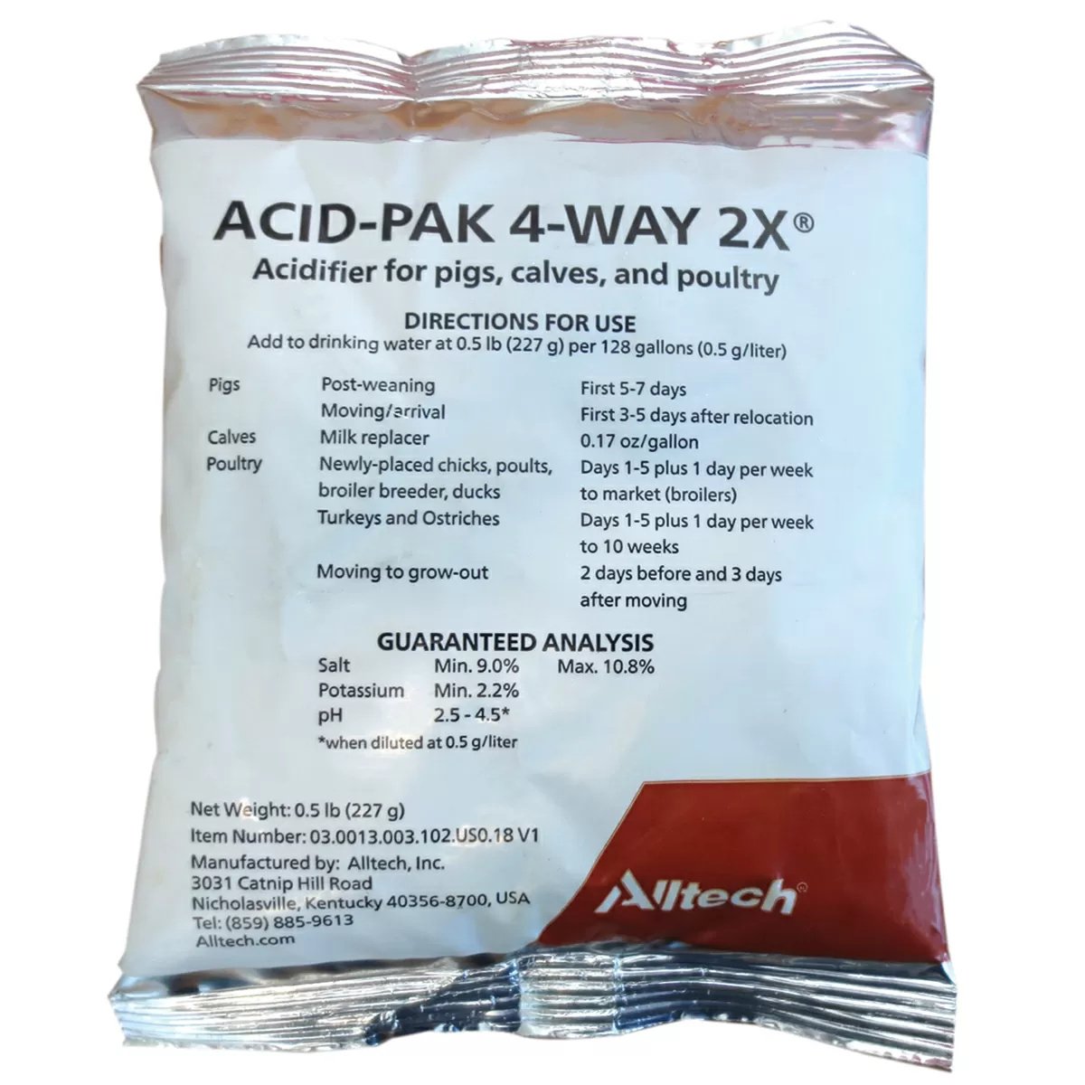Alltech® Acid - Pak 4 - Way 2X® - 8 oz - QC Supply -