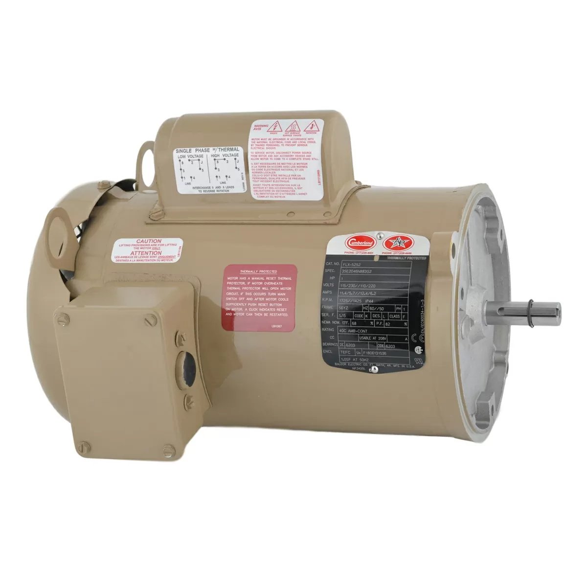 AP® Auger Drive Motor - 3/4 HP - QC Supply -