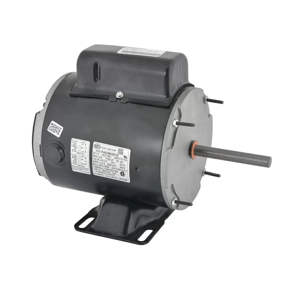 AP® Direct Drive Fan Motor - 1/3 HP, 1,725 RPM - QC Supply -