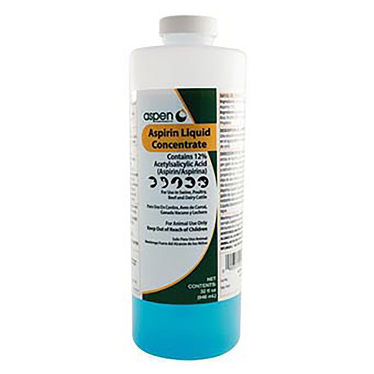 Aspirin Liquid Concentrate - 32 oz - QC Supply -