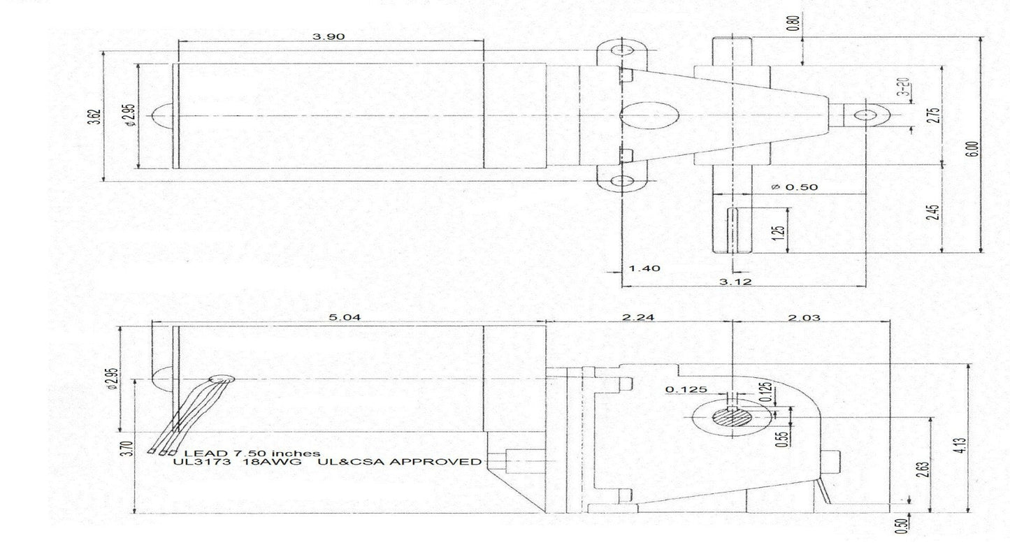 Baird Electric Flush Tank Motor - QC Supply -
