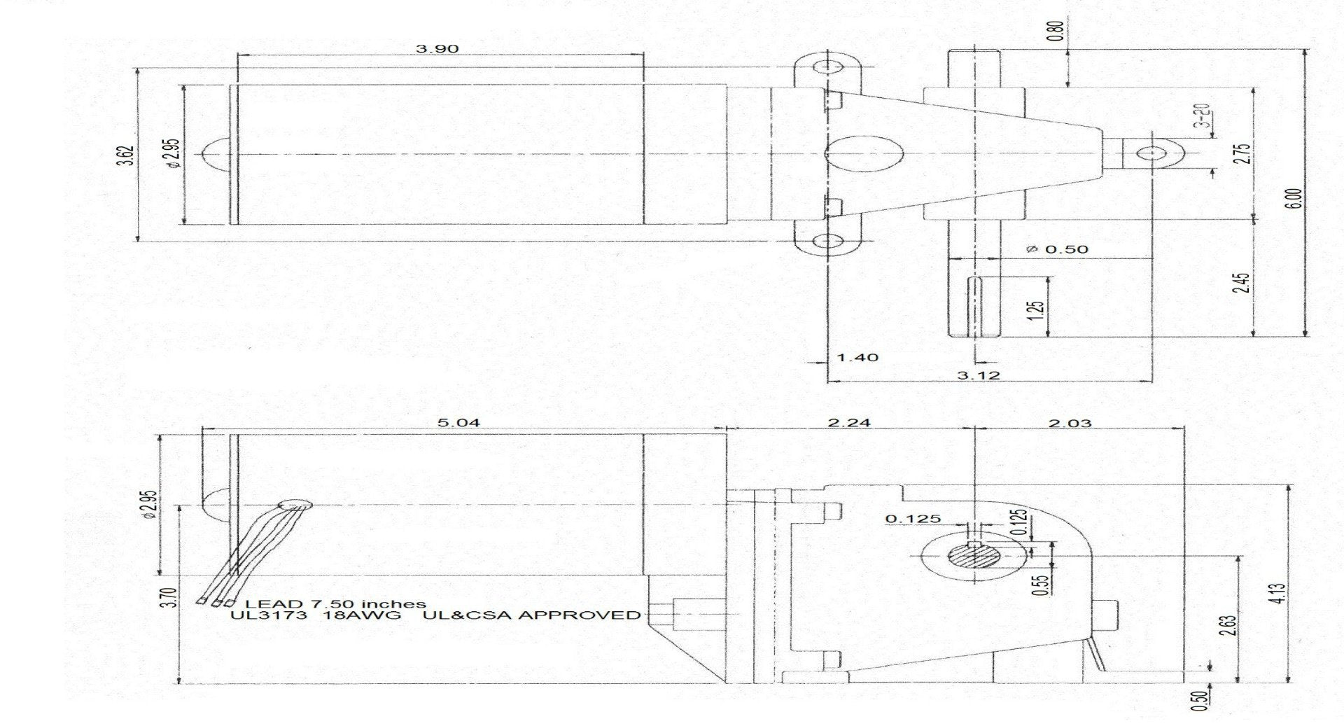 Baird Electric Flush Tank Motor - QC Supply -