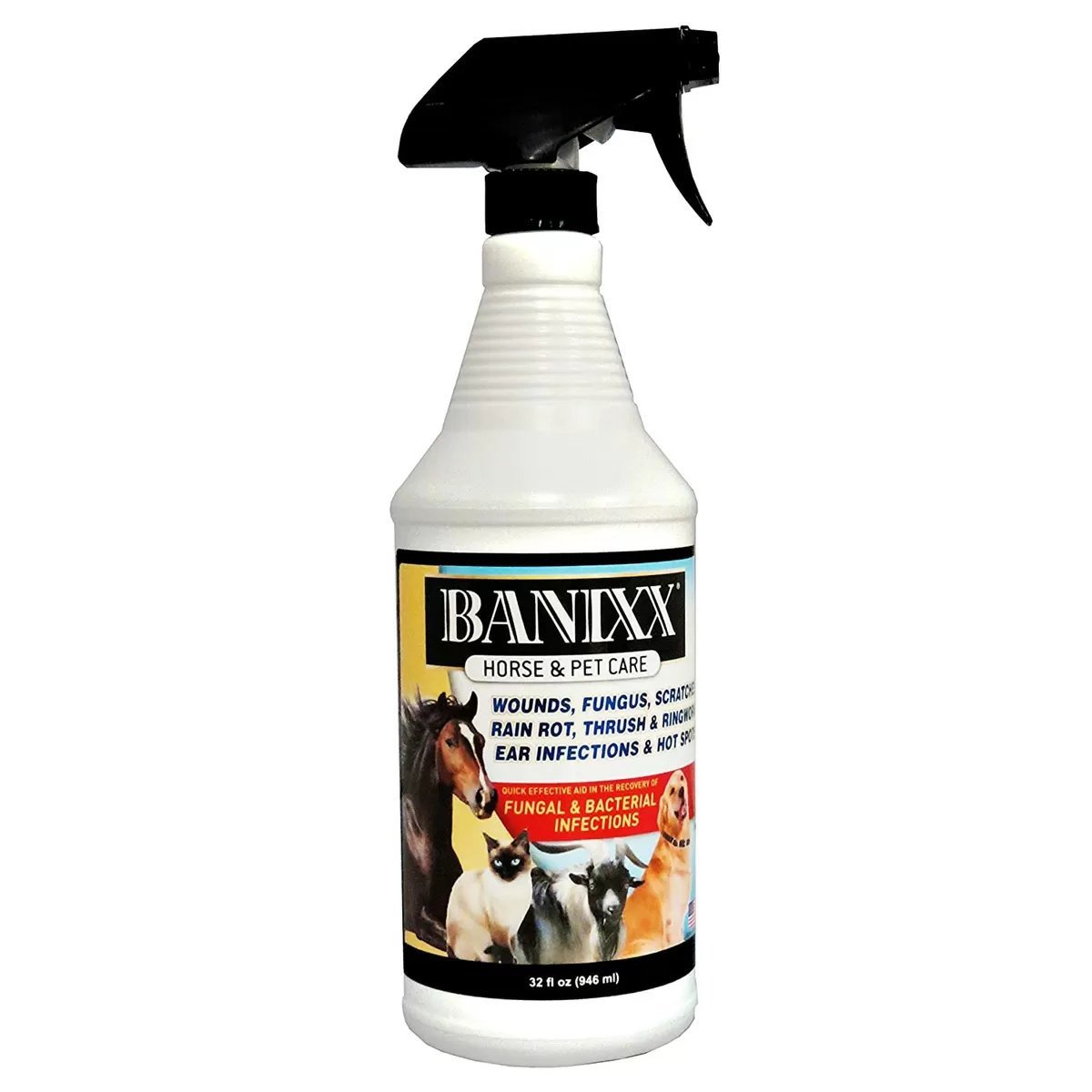 Banixx Horse and Pet Care Spray - 32oz - QC Supply -