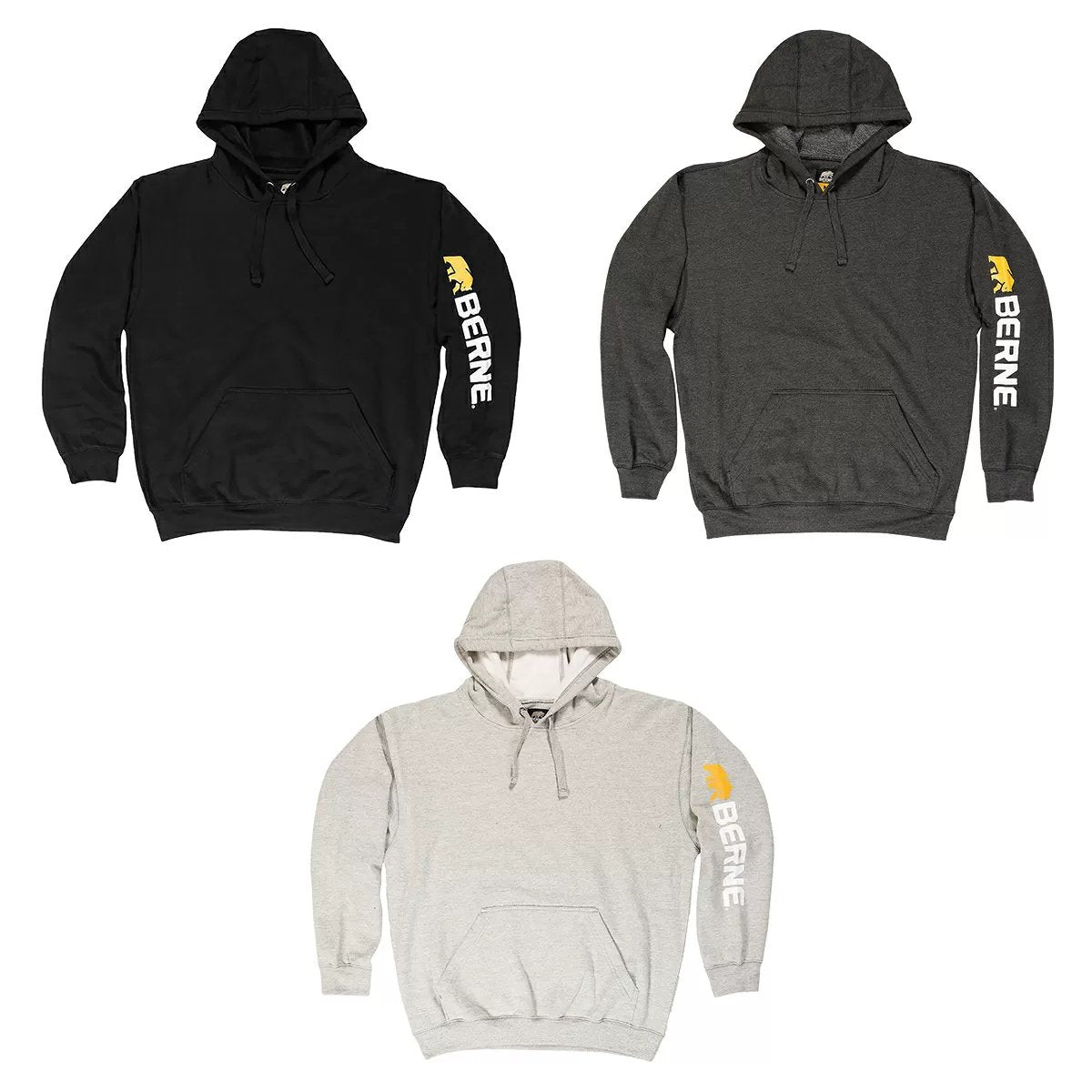 Berne® Signature Sleeve Hooded Sweatshirt - QC Supply -