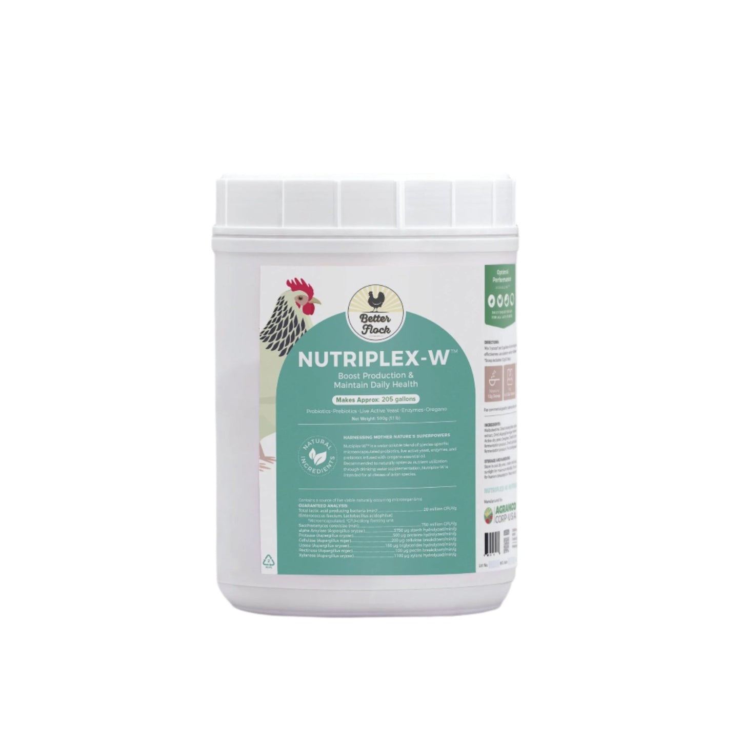 Better Flock Nutriplex - W 500 - QC Supply -