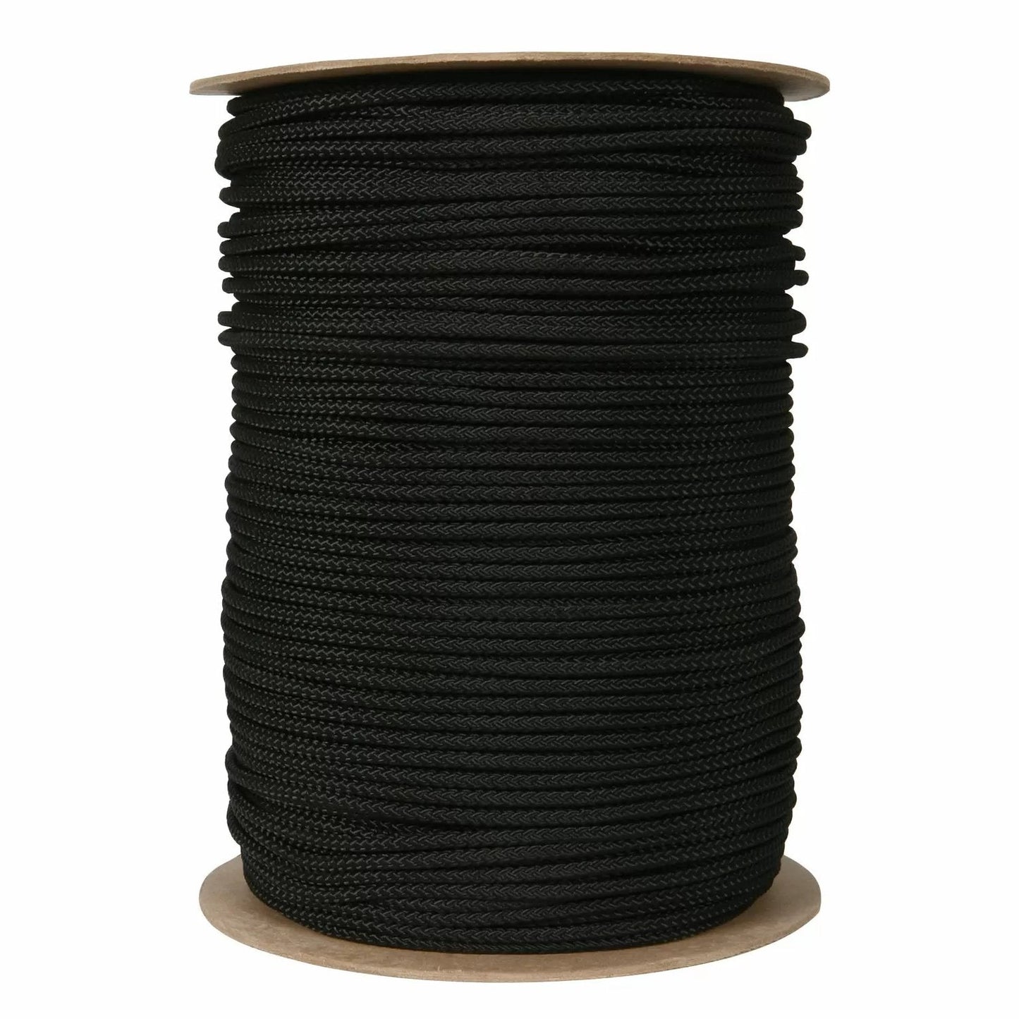 Black Nylon 3/16" Cord Very Low Stretch - 1000 Ft. - QC Supply -