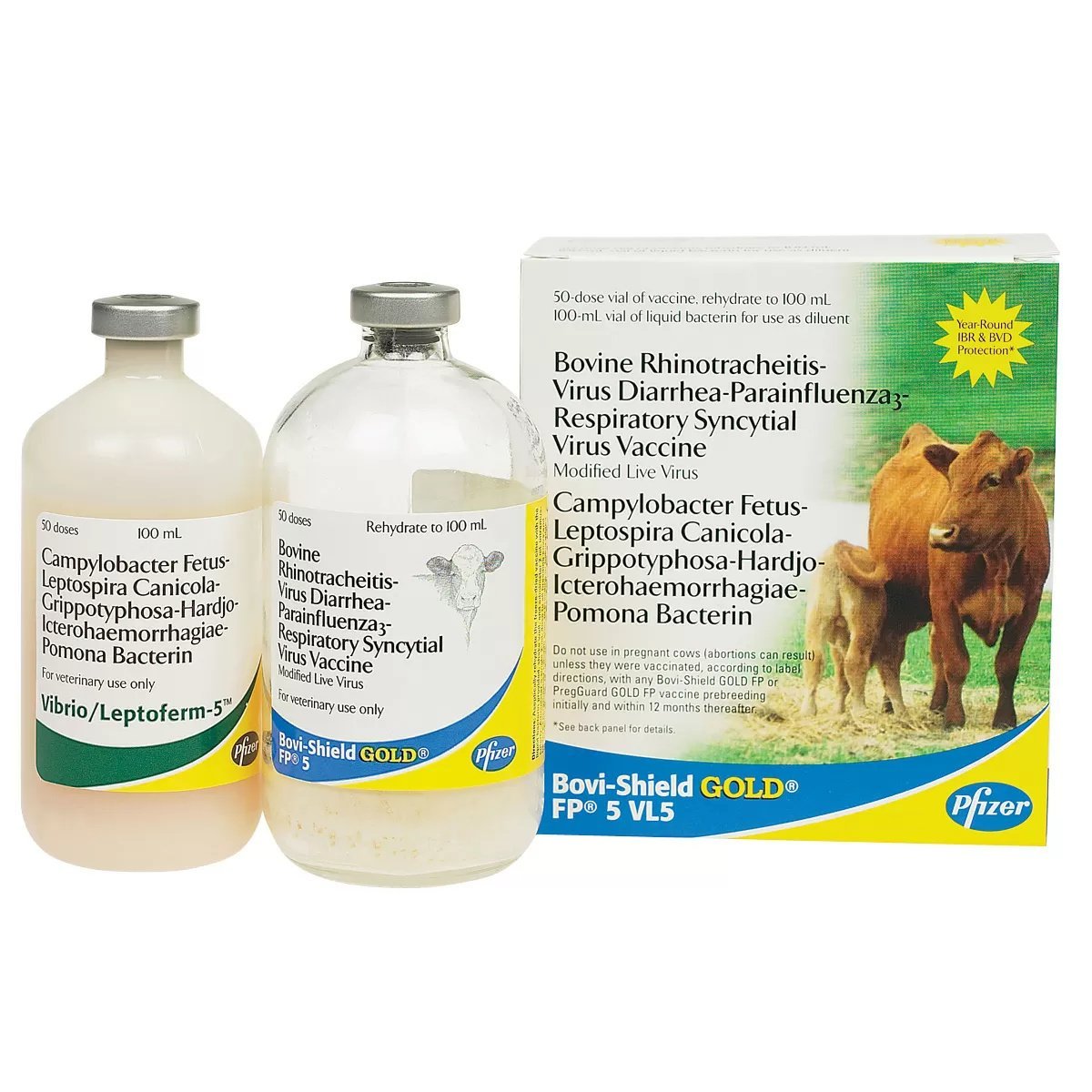 Bovi - Shield® Gold FP™ 5 VL5 (Zoetis) - 50 Dose - QC Supply -
