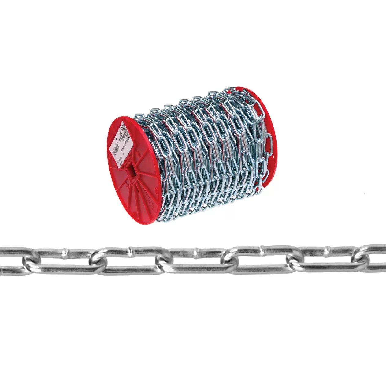 Campbell® #2 Straight Link Coil Chain, Zinc Plated - QC Supply -