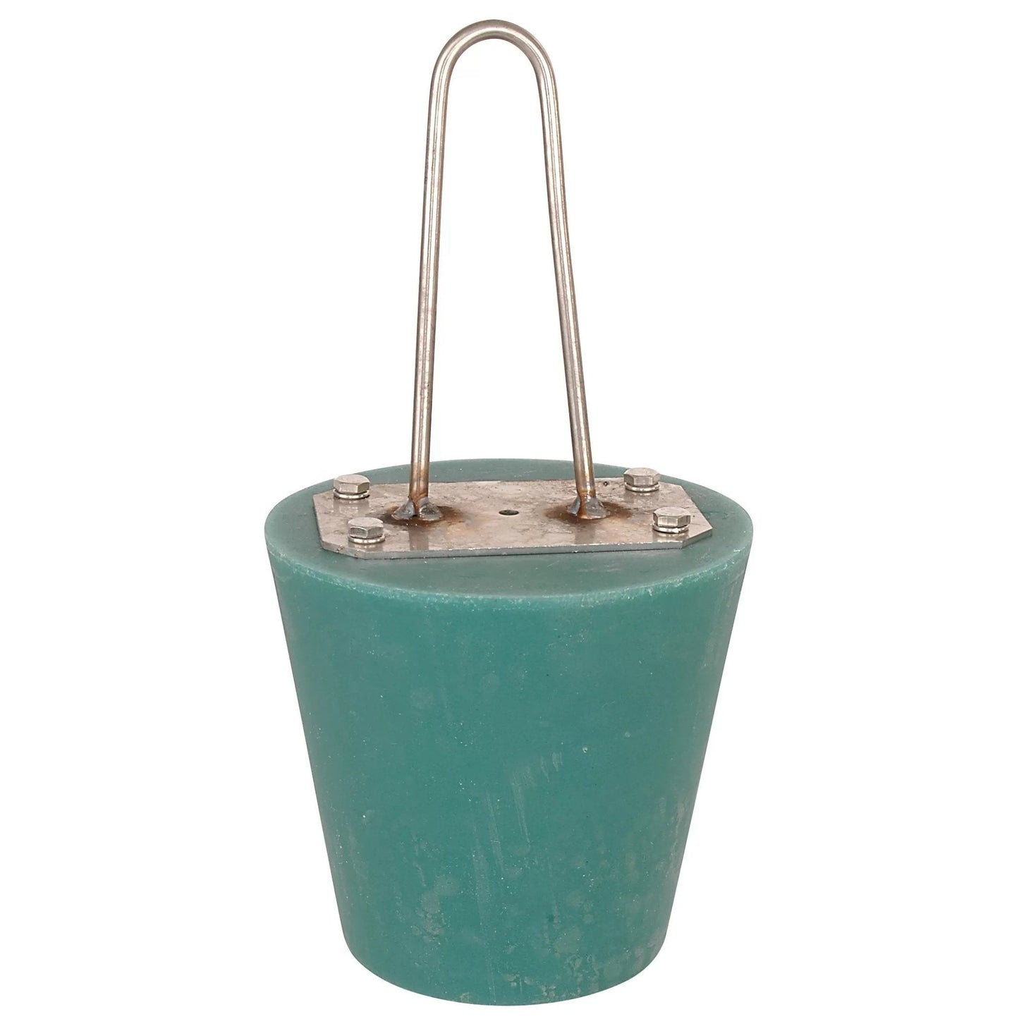Capped Gutter Plug With Loop Plate - 6" - QC Supply -