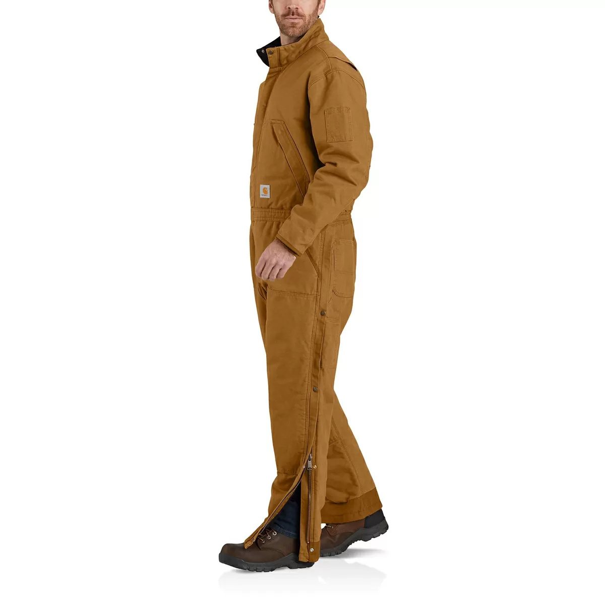 Carhartt Men's Loose Fit Washed Duck Insulated Coverall - QC Supply -