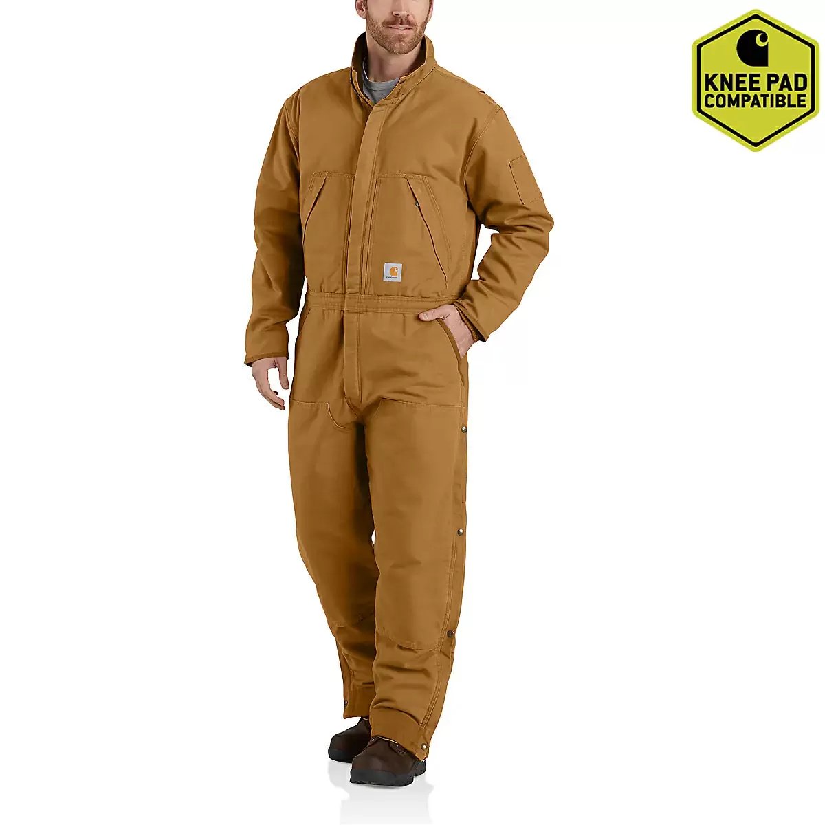 Carhartt Men's Loose Fit Washed Duck Insulated Coverall - QC Supply -