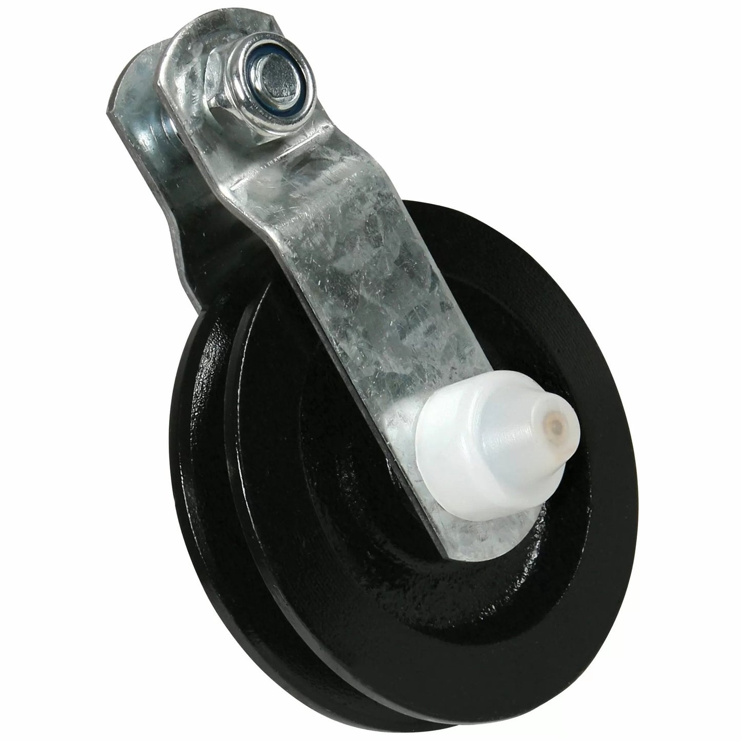 Cast Iron Barn Curtain Pulley With Grease Zerk - 3 1/2" - QC Supply -