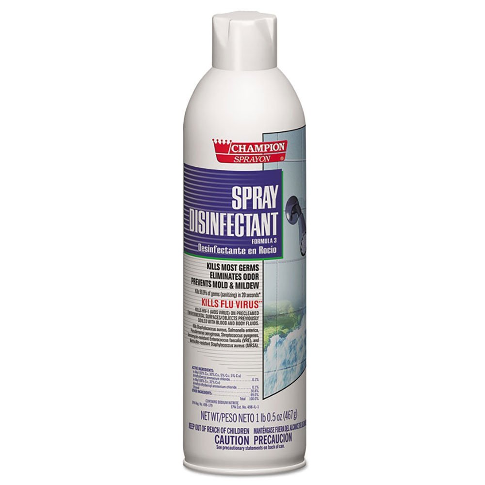 Champion Sprayon® Spray Disinfectant - 16.5 oz Can - QC Supply -