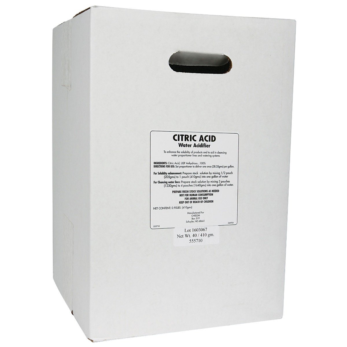 Citric Acid - 410 GM (Case of 30) - QC Supply -