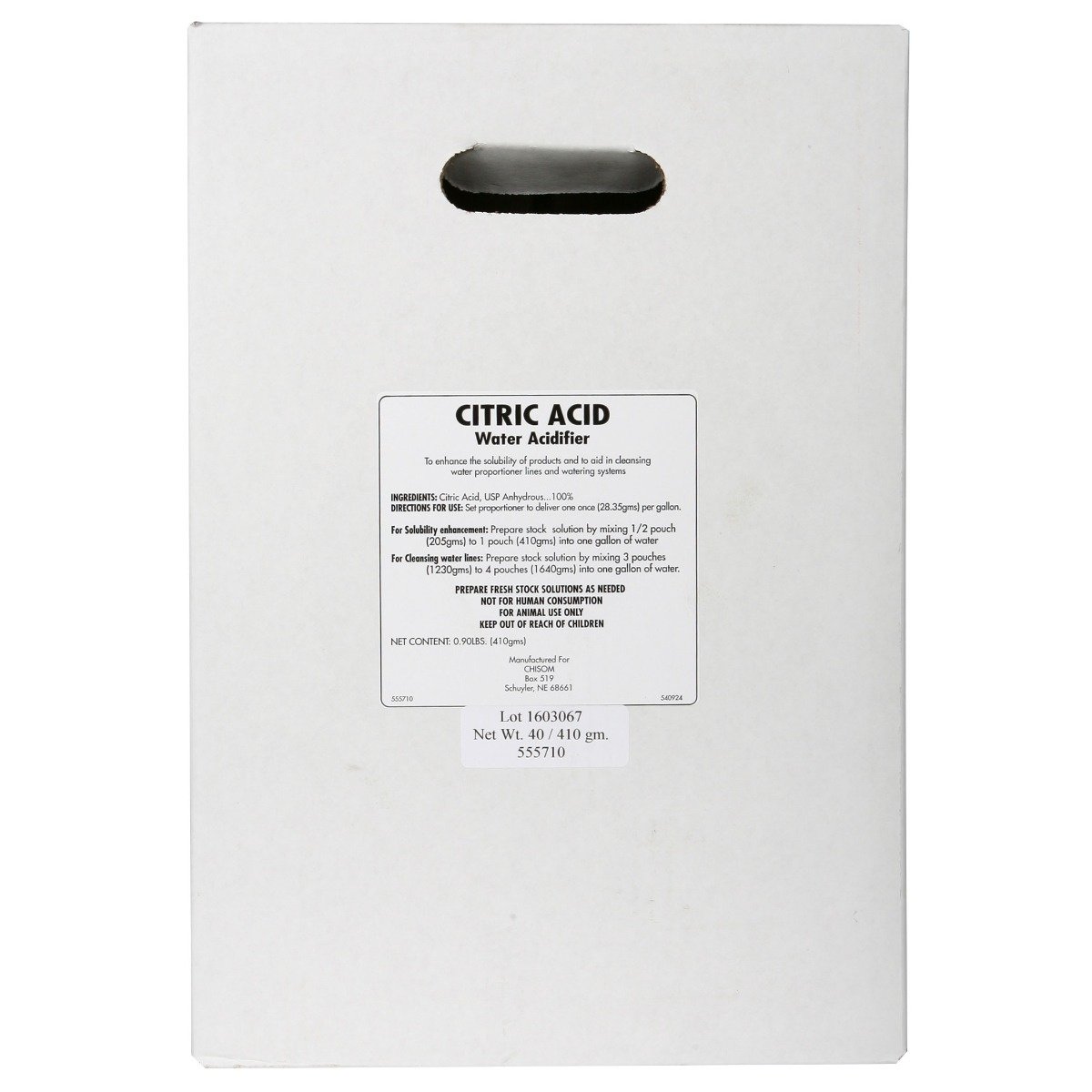 Citric Acid - 410 GM (Case of 30) - QC Supply -