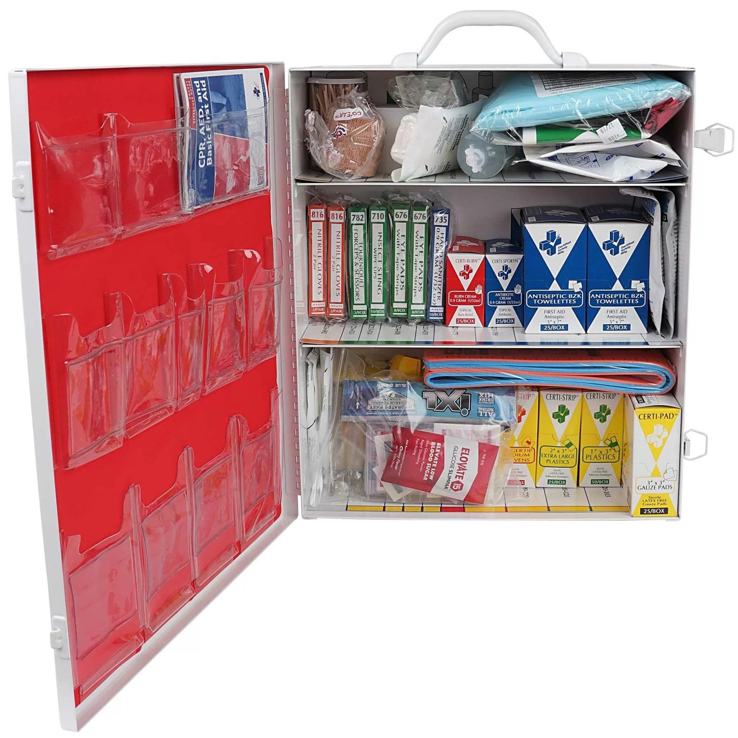 Class B Industrial First Aid Cabinet - 344 Pieces - QC Supply -