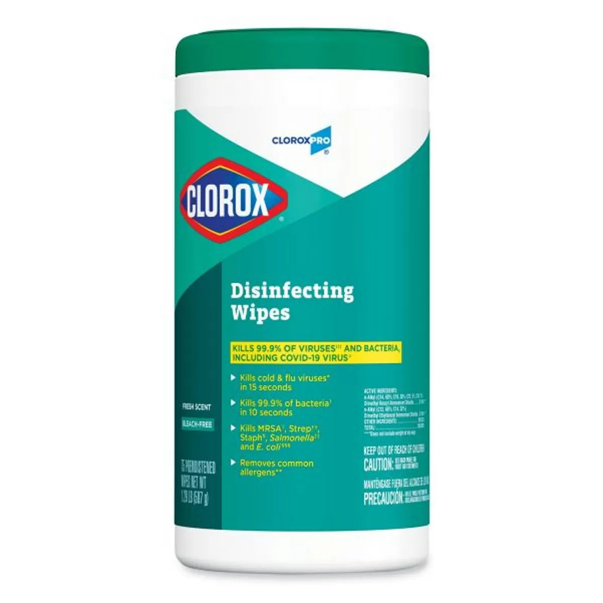 Clorox Disinfecting Wipes - 75/Canister - QC Supply -
