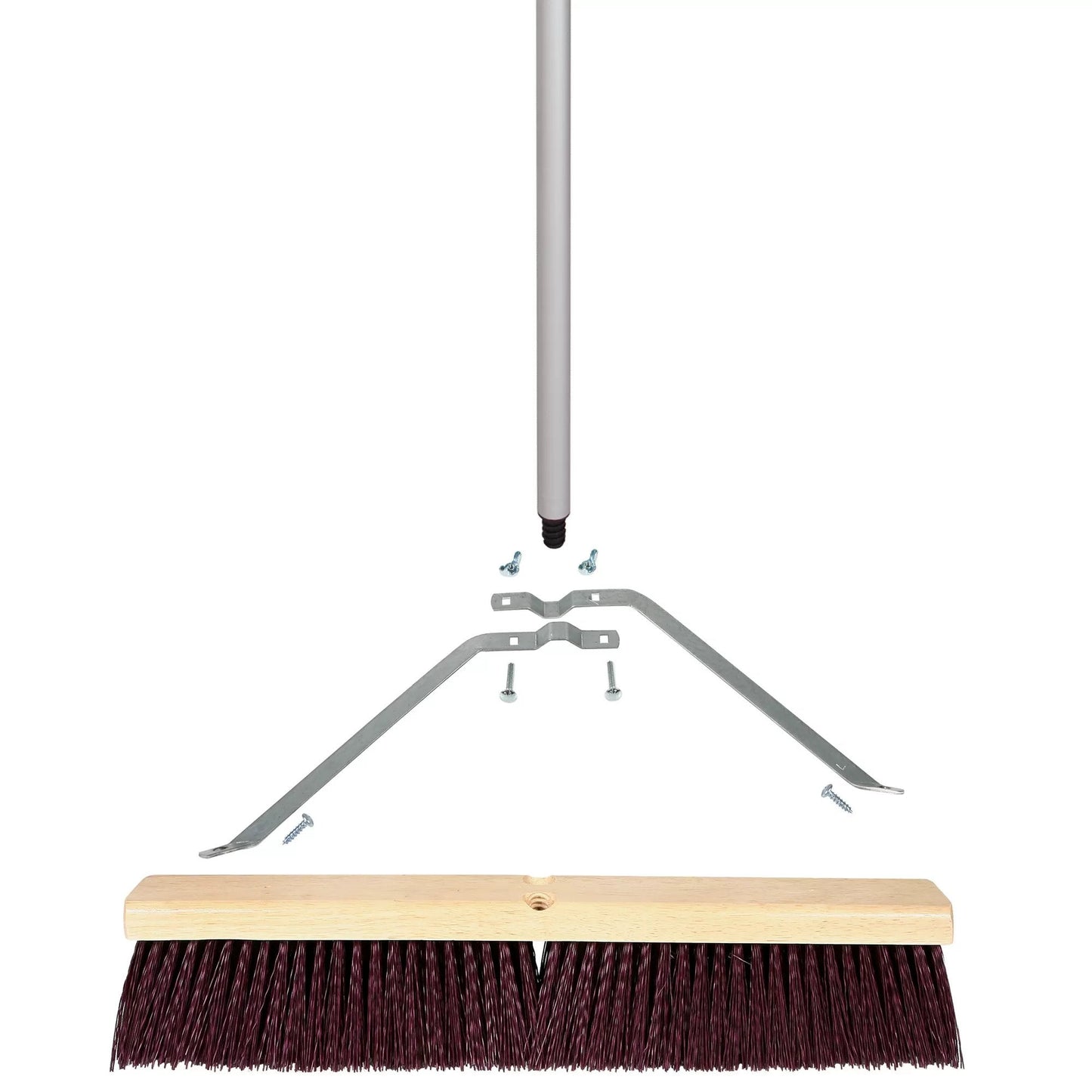 Coarse Sweep Broom with 3Piece Handle - QC Supply -