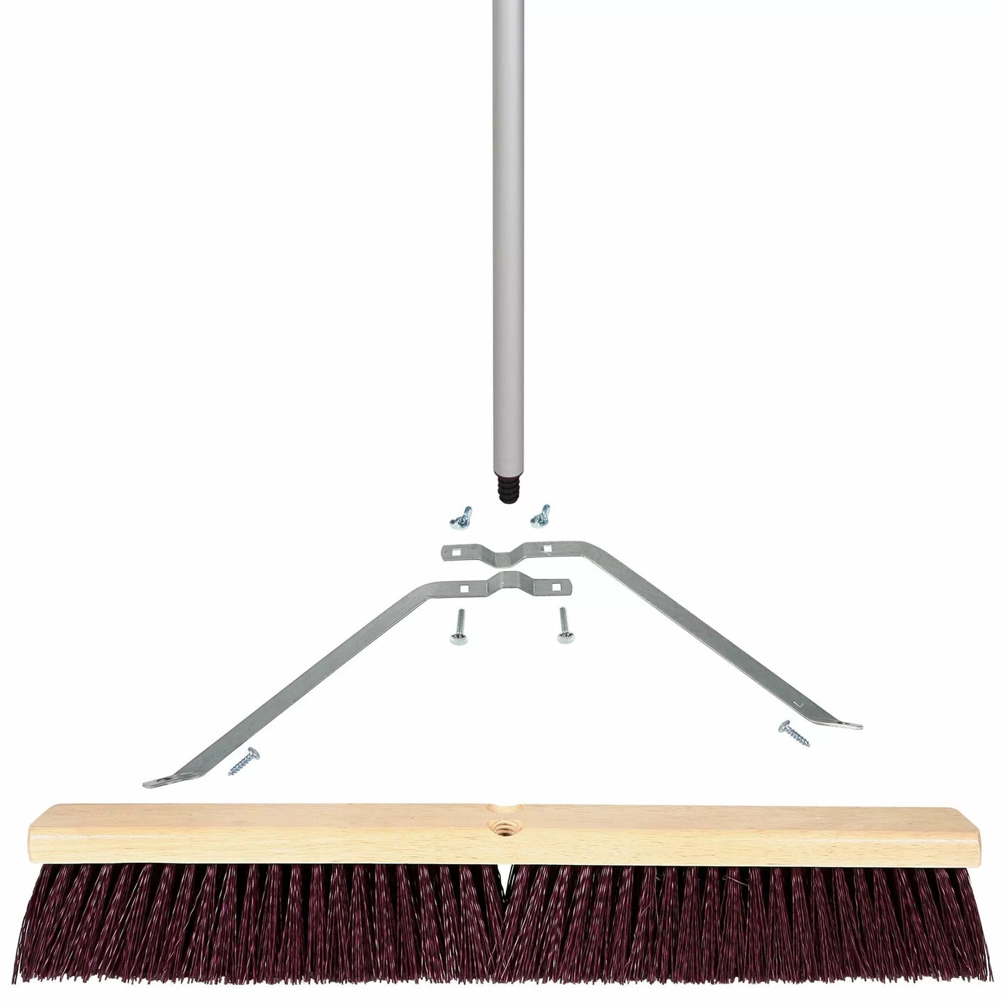 Coarse Sweep Broom with 3Piece Handle - QC Supply -