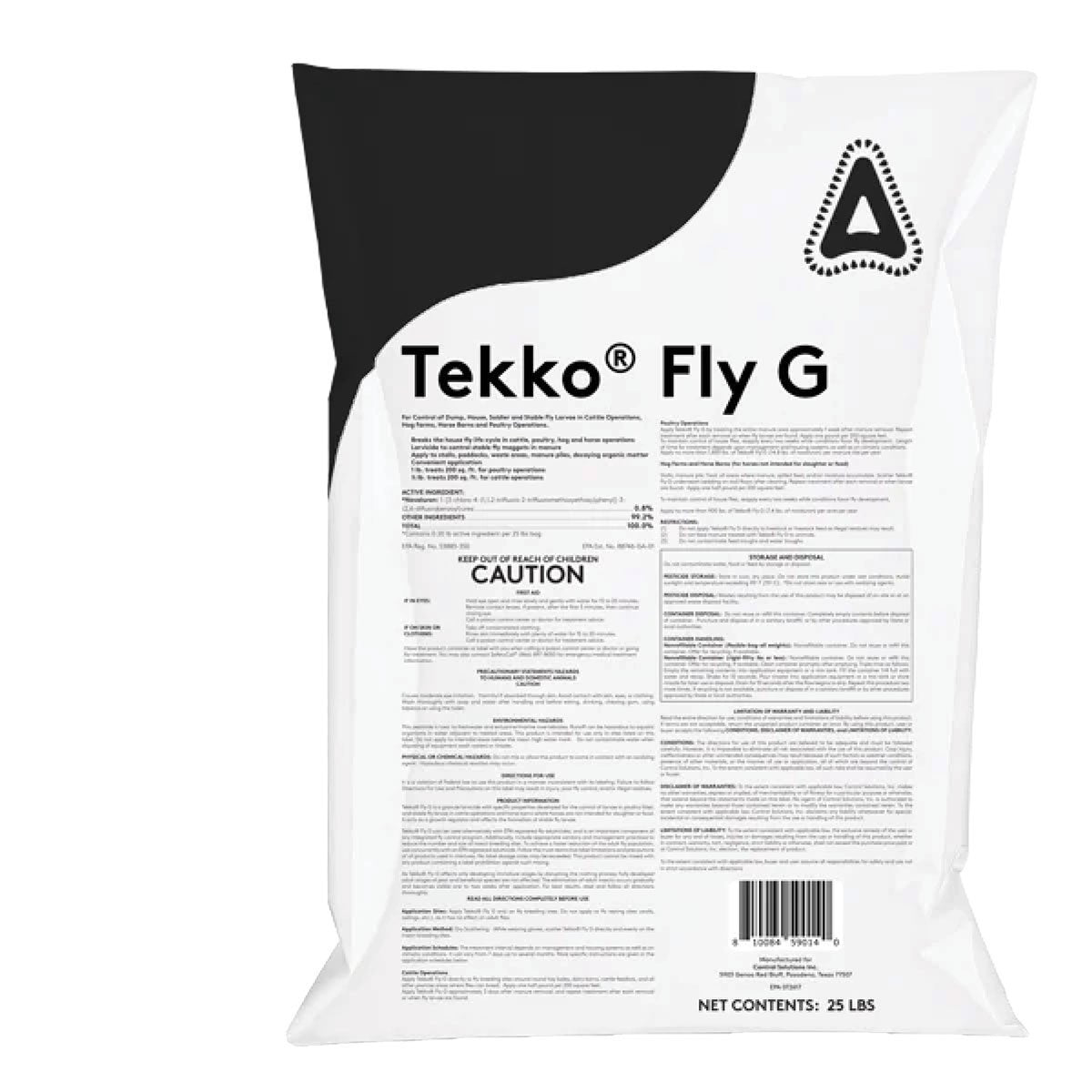 Control Solutions TEKKO® Fly G Larvicide, 25 LBS - QC Supply -