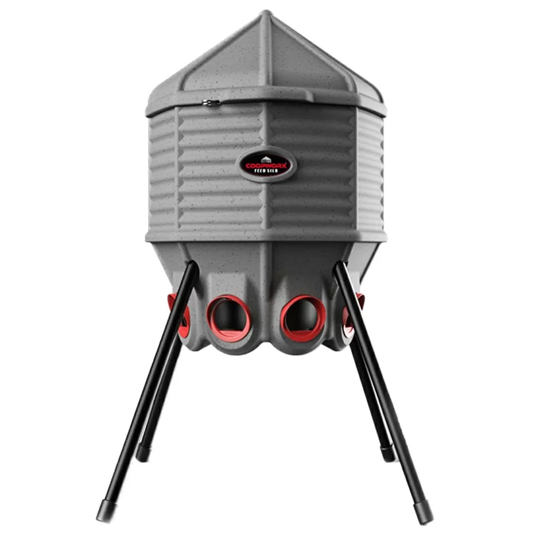 CoopWorx Chicken Feed Silo - Adjustable Legs - QC Supply -