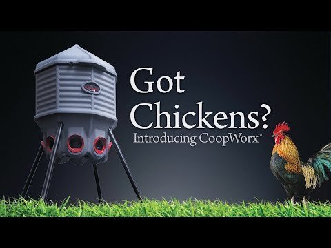 CoopWorx Chicken Feed Silo - Adjustable Legs - QC Supply -