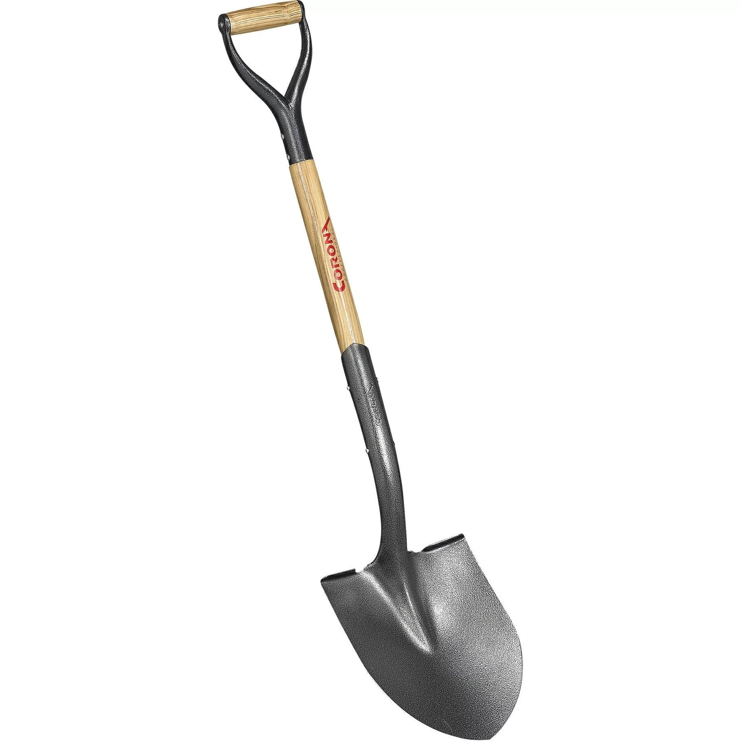 Corona® #2 Round Point Shovel - Hollow - Back - D - Handle - QC Supply -