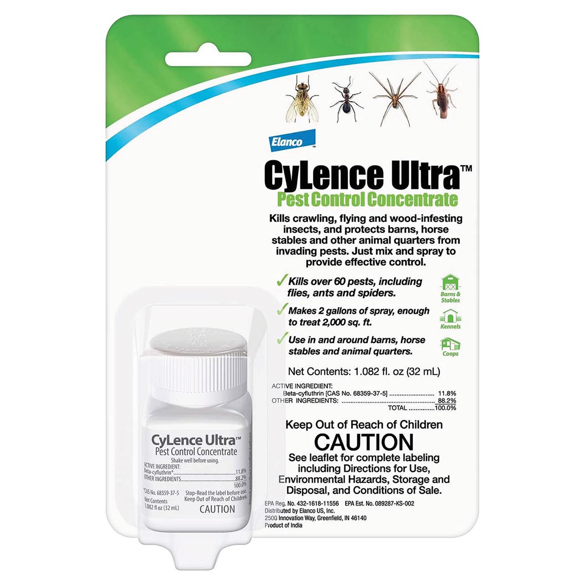 CyLence Ultra™ Pest Control Concentrate - 32 mL - QC Supply -