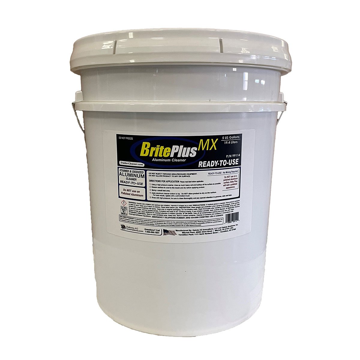 Dakota Ag Innovations Brite Plus MX Aluminum Cleaner - QC Supply -