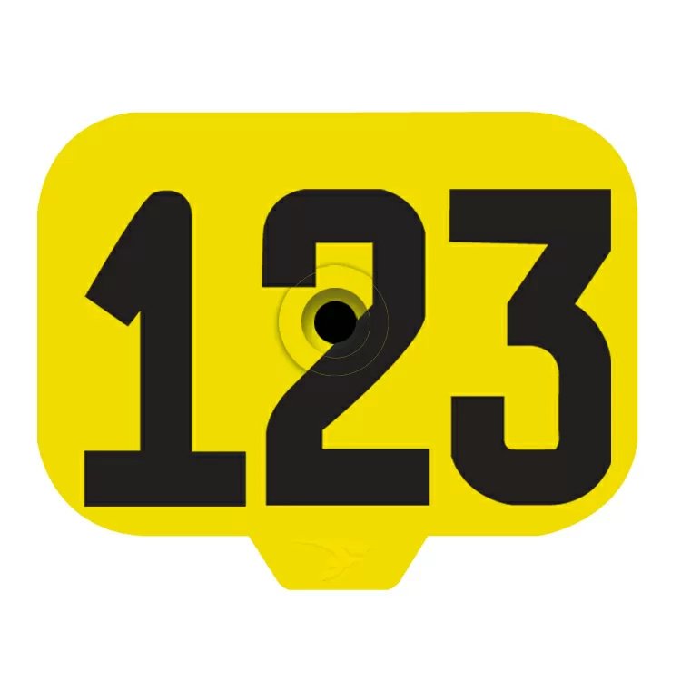 Destron Fearing™ Duflex® Hog Max® Numbered Ear Tags - 25/Bag - QC Supply -