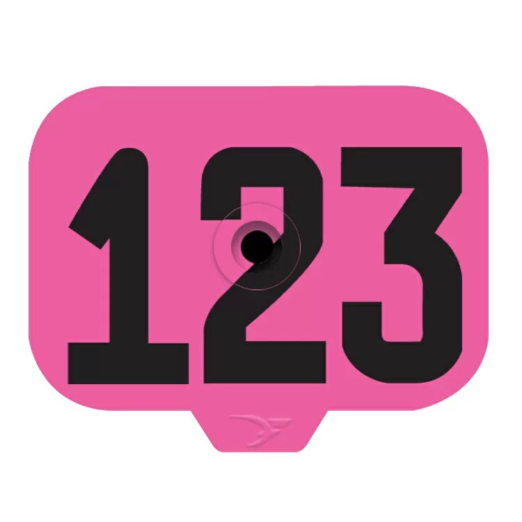 Destron Fearing™ Duflex® Hog Max® Numbered Ear Tags - 25/Bag - QC Supply -