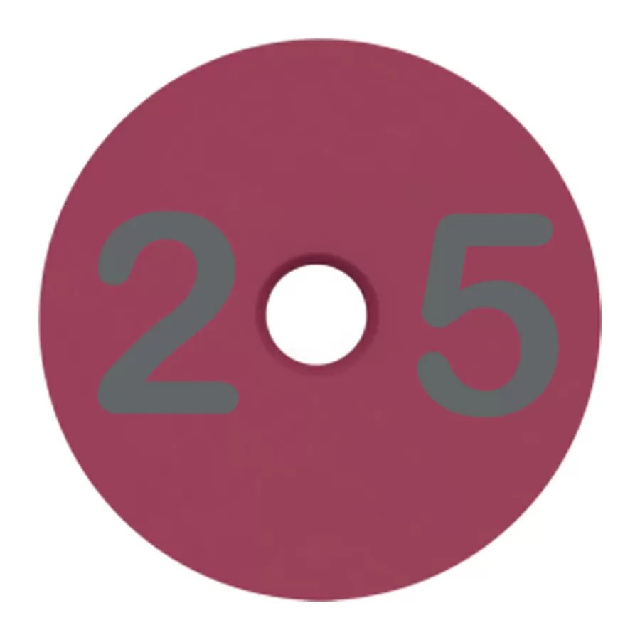 Destron Fearing™ Duflex® Small Round Piglet Numbered Ear Tags - 25/Bag - QC Supply -