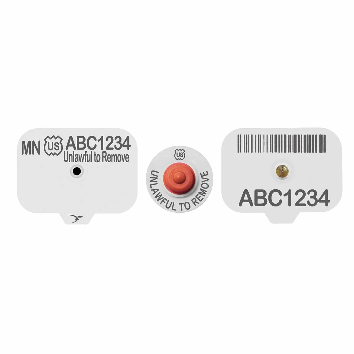 Destron Fearing™ USDA Swine Premise ID PIN Ear Tags - 25/Bag - QC Supply -