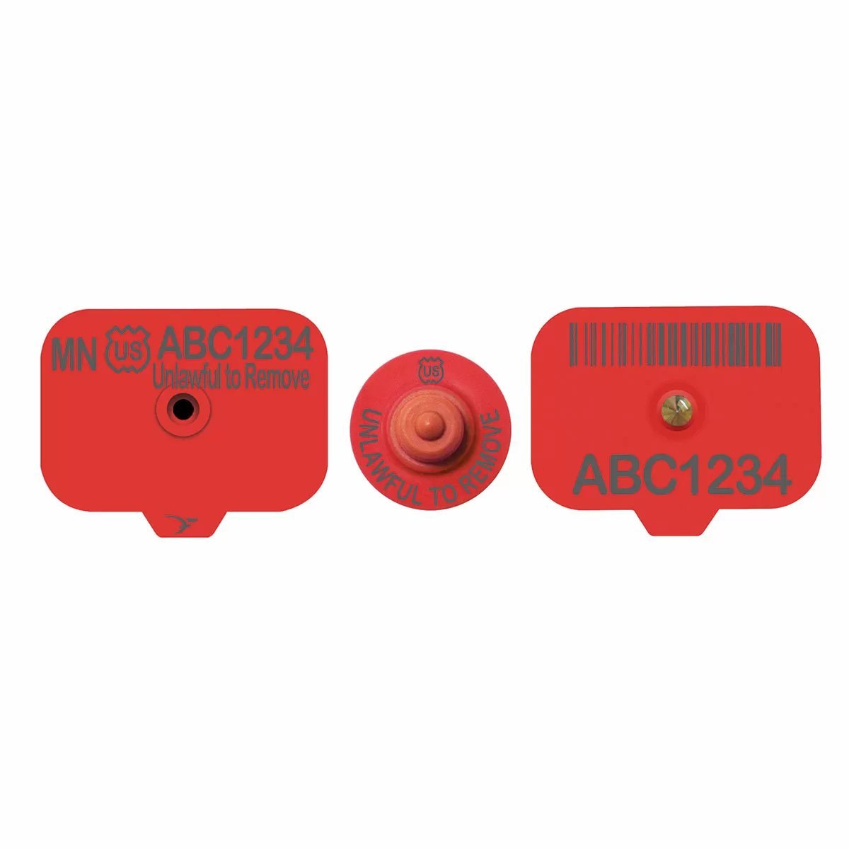 Destron Fearing™ USDA Swine Premise ID PIN Ear Tags - 25/Bag - QC Supply -